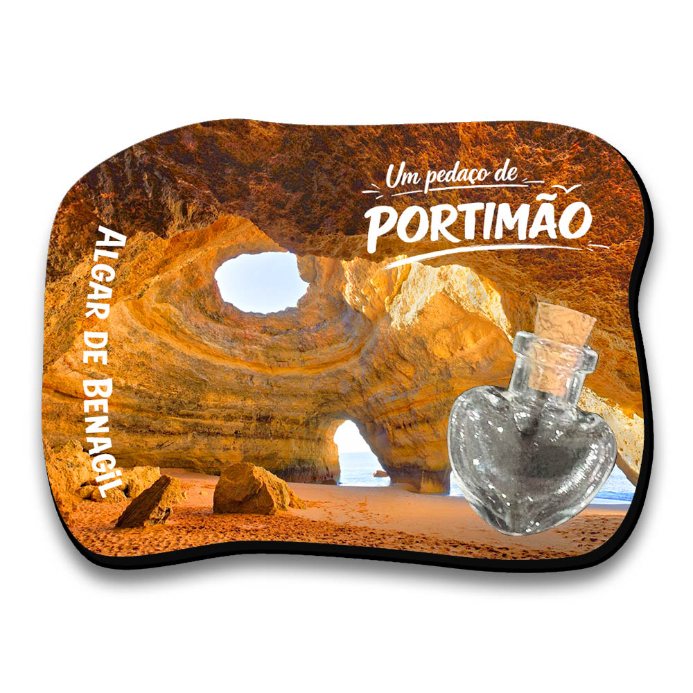Magnetic Cutout with Bottle