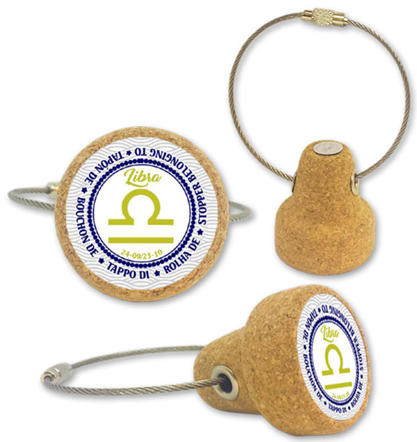 Magnetic stopper keyring