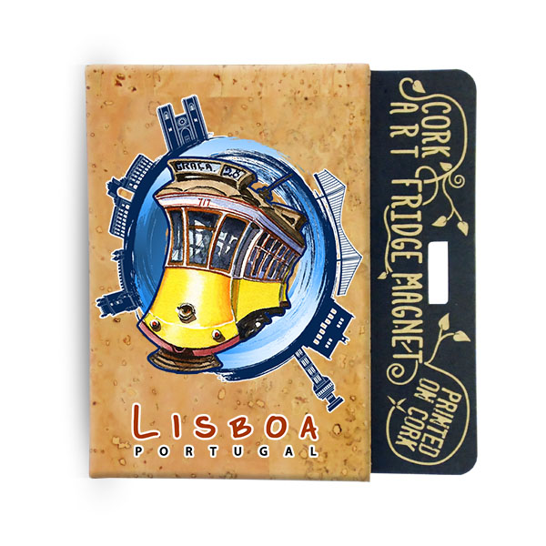  Cork Magnetic rectangular 75x55mm