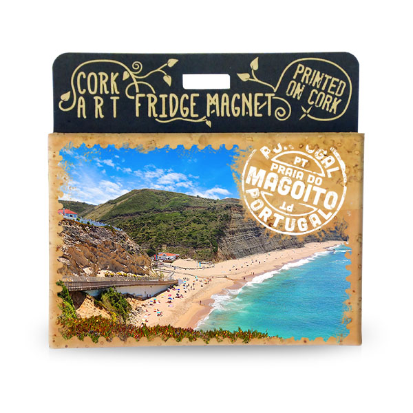  Cork Magnetic rectangular 75x55mm