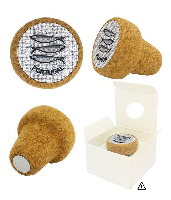 Cork stopper magnetic