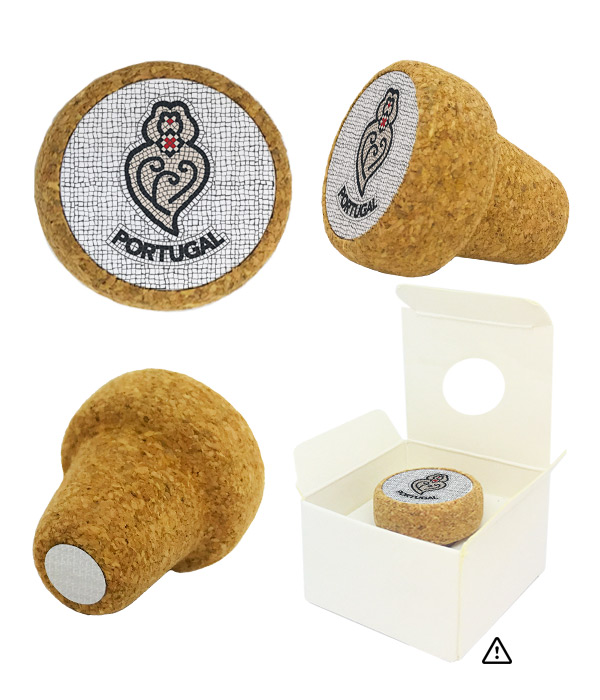 Cork stopper magnetic