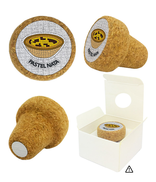 Cork stopper magnetic