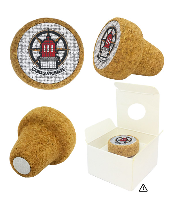 Cork stopper magnetic