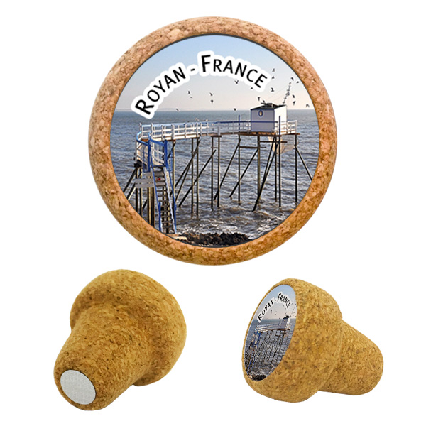 Cork stopper magnetic
