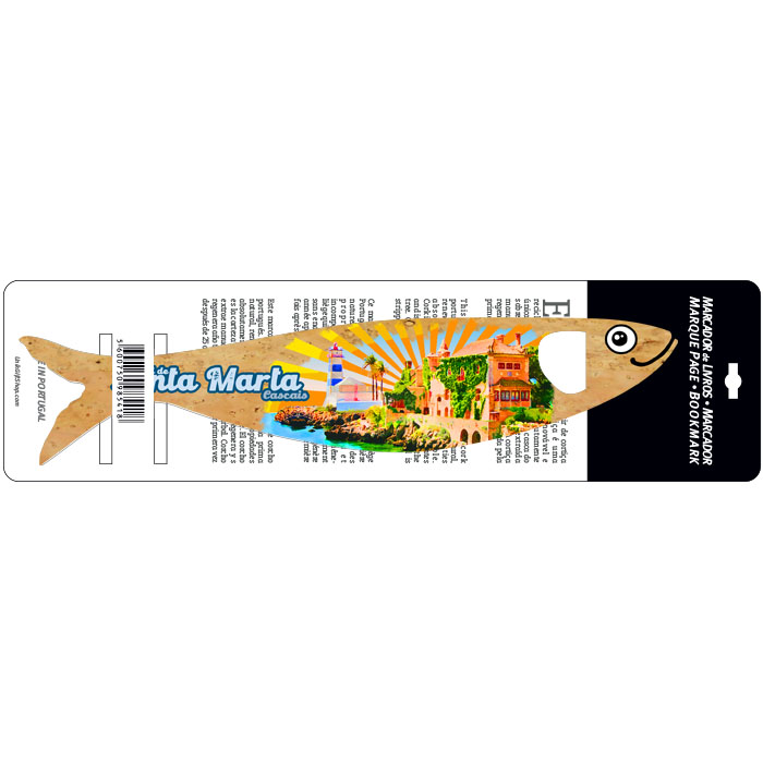 Cork bookmark