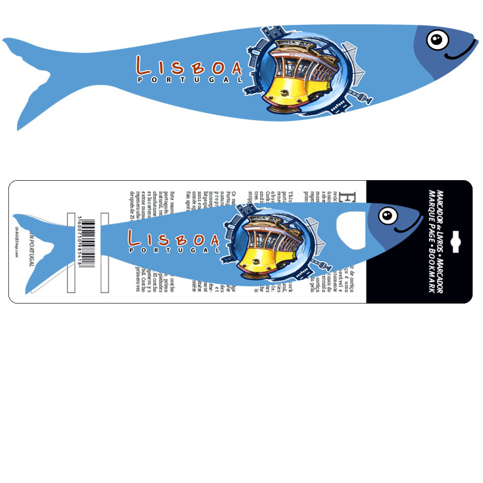 Cork bookmark - Sardin