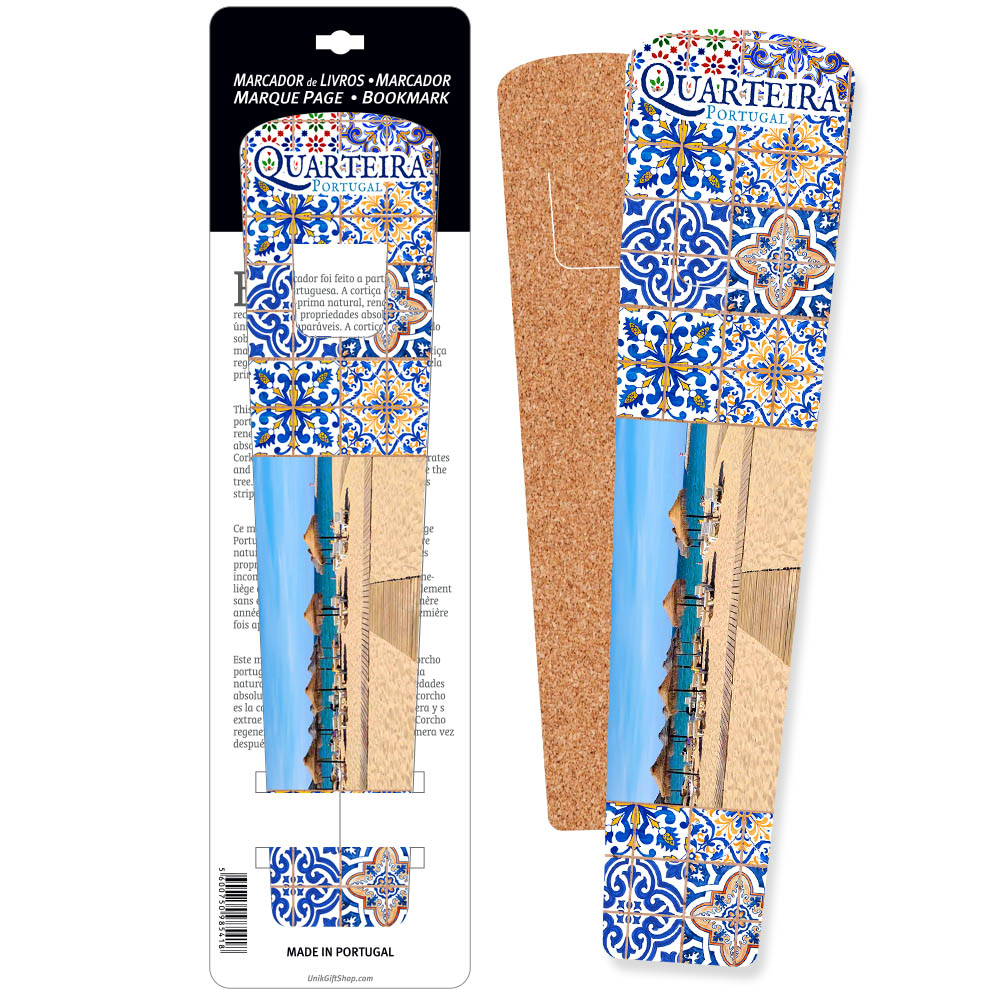 Cork bookmark