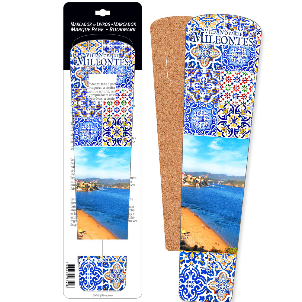 Cork bookmark