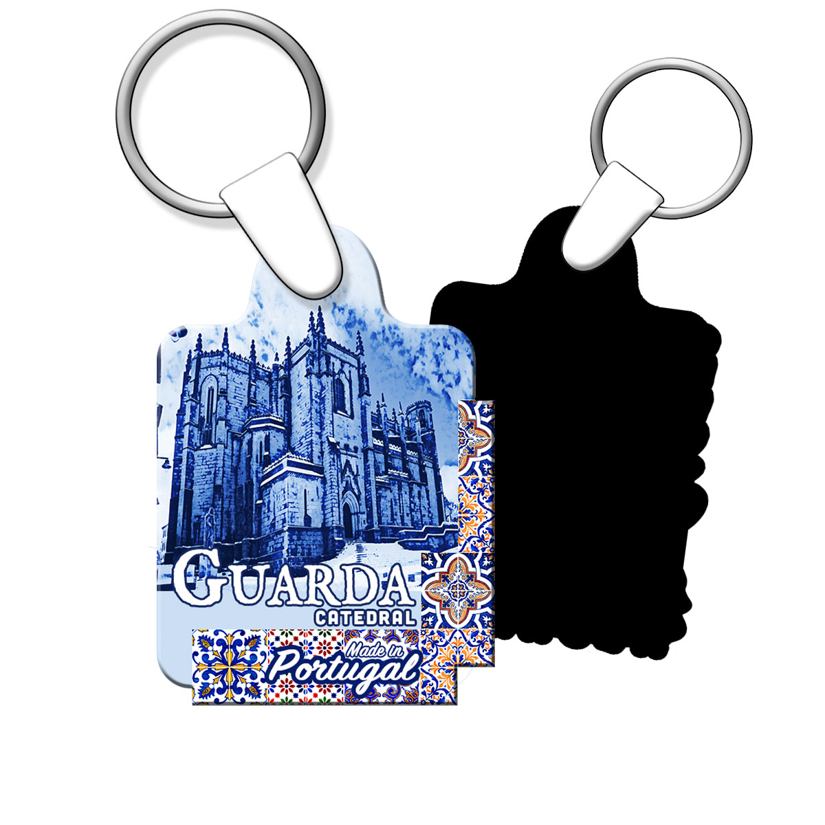 Cut-out keychain