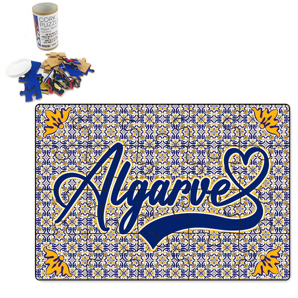 Puzzle with tube box