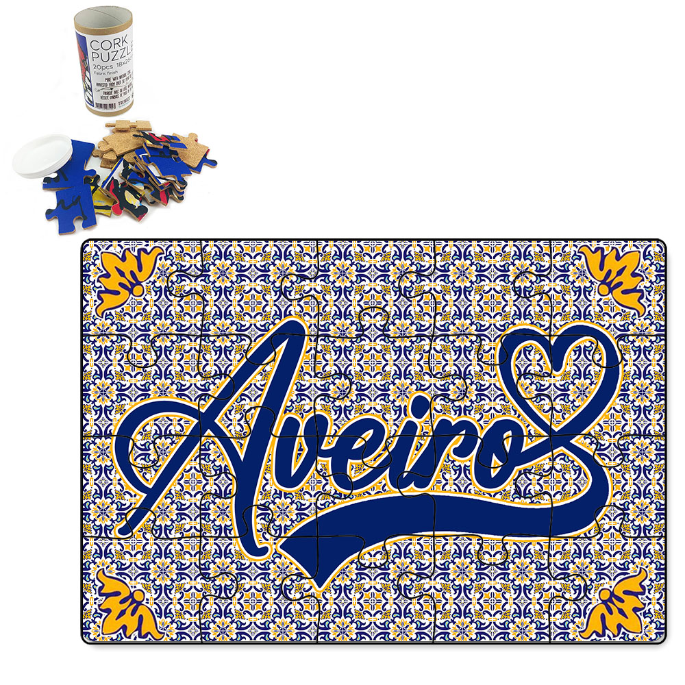 Puzzle with tube box