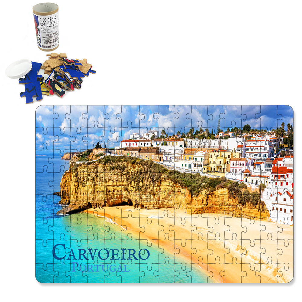 Puzzle with tube box