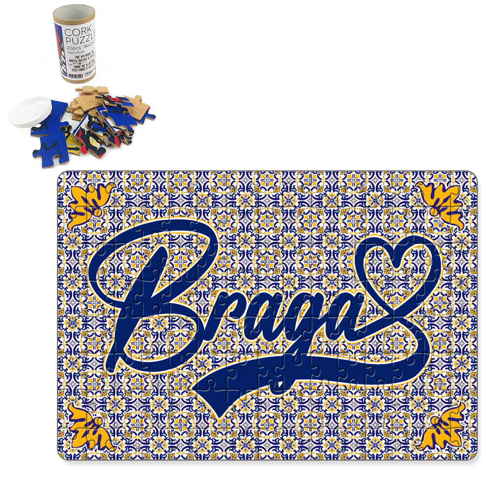 Puzzle with tube box