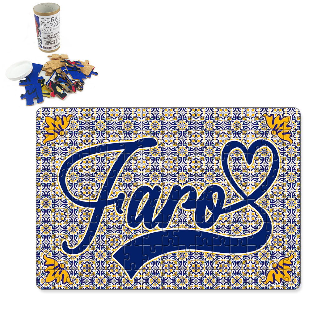 Puzzle with tube box