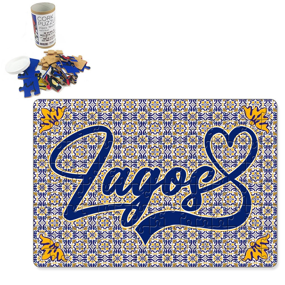 Puzzle with tube box