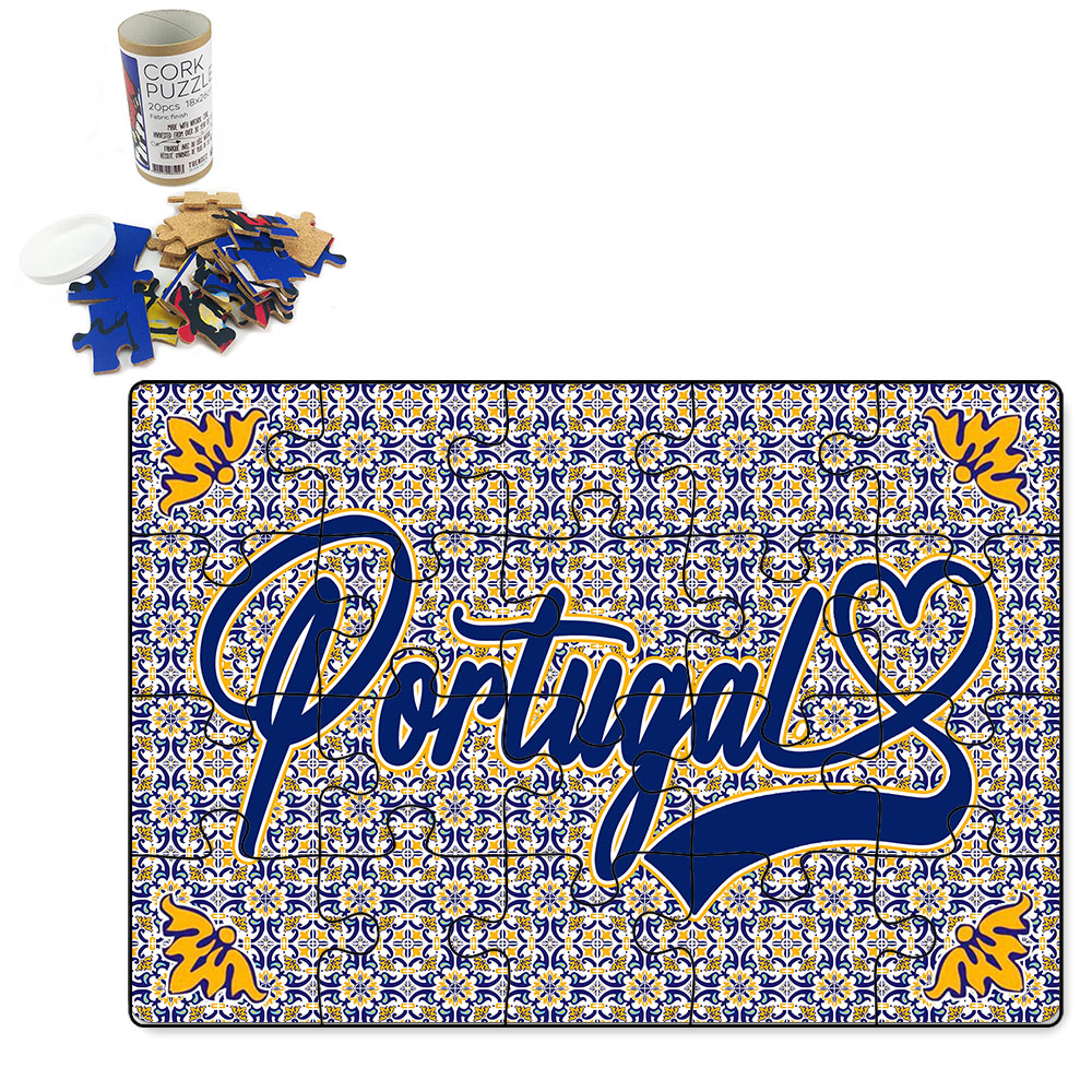 Puzzle with tube box