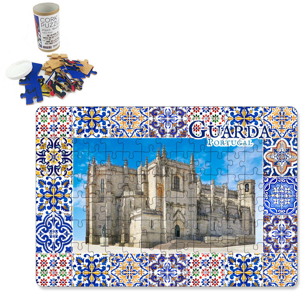 Puzzle with tube box