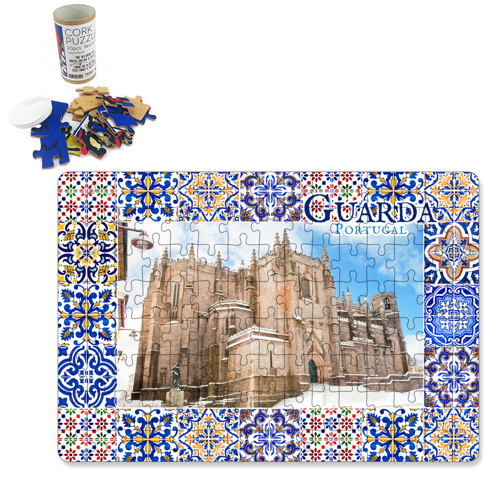 Puzzle with tube box