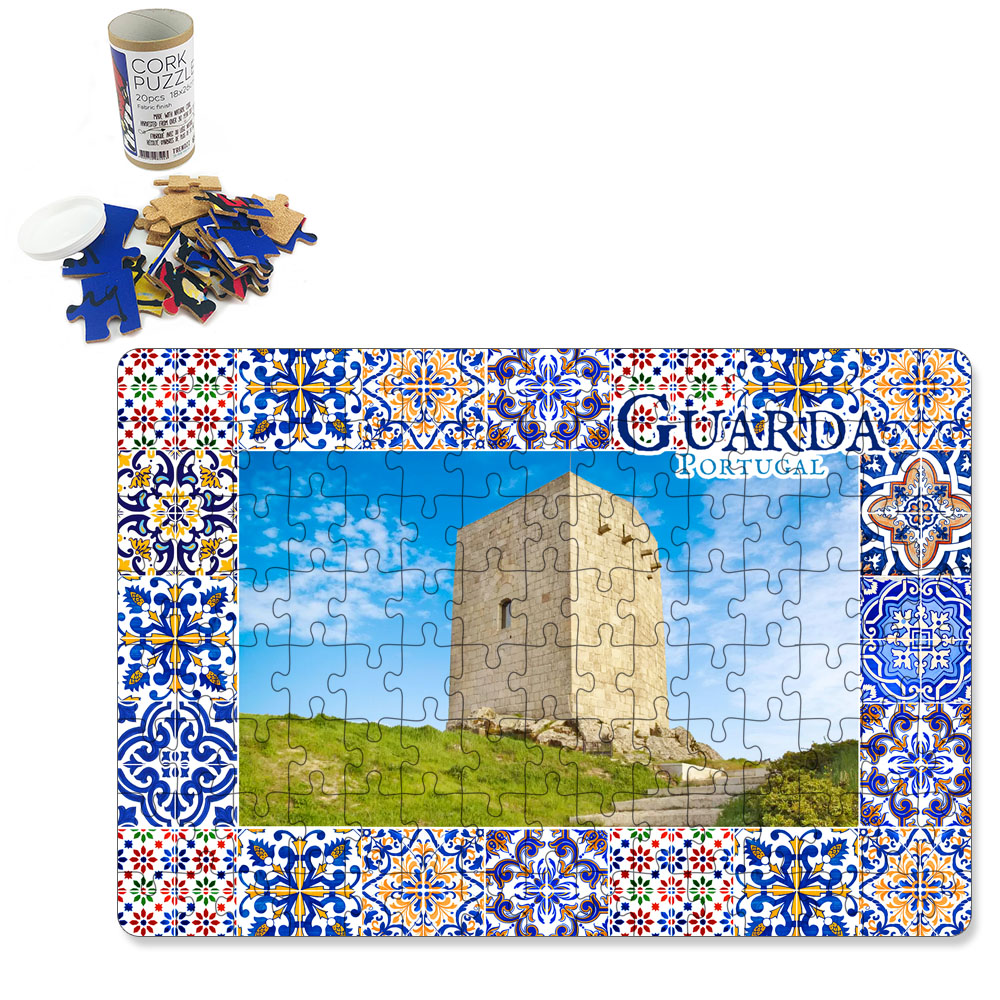 Puzzle with tube box