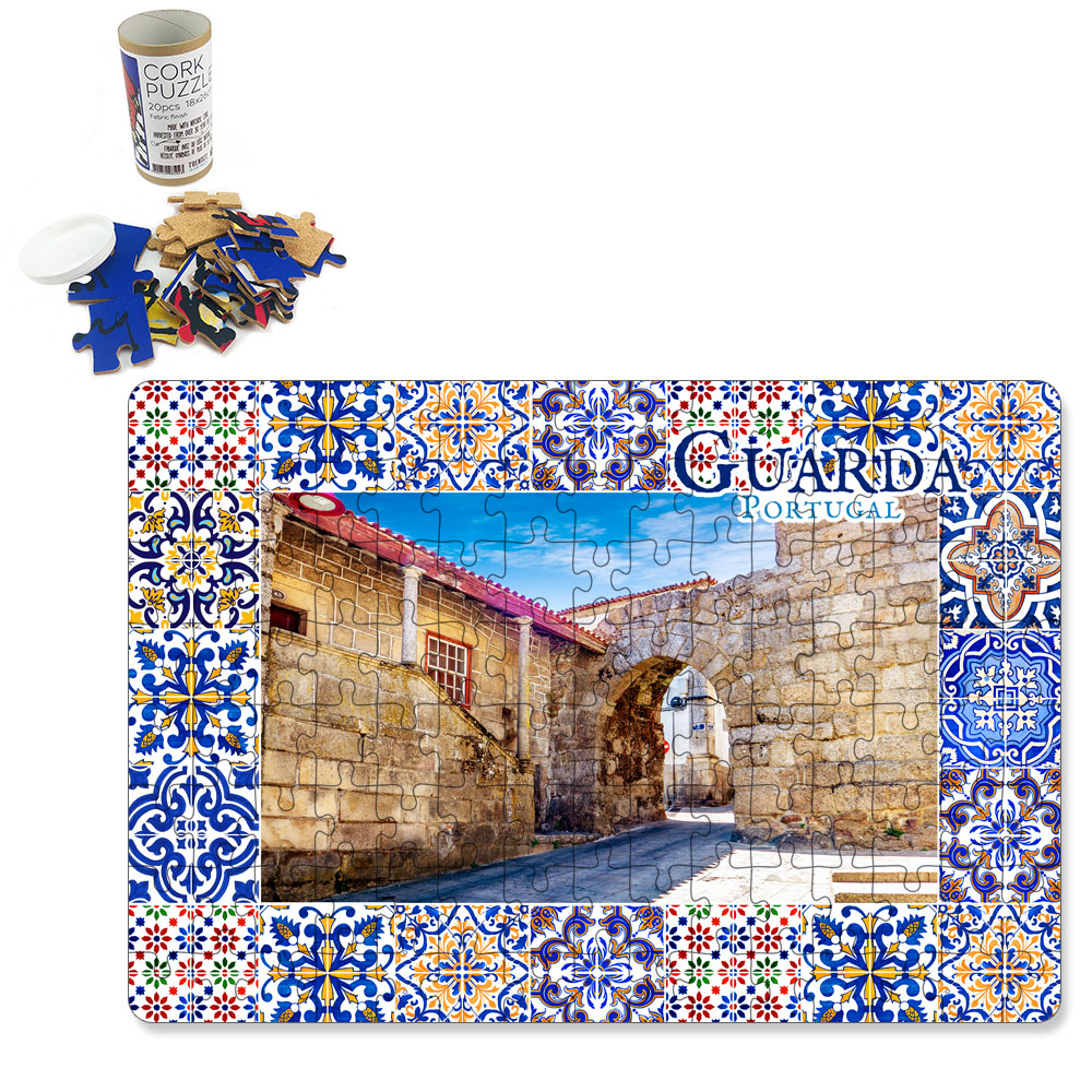 Puzzle with tube box