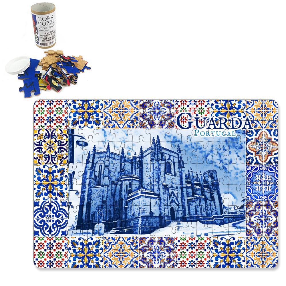 Puzzle with tube box