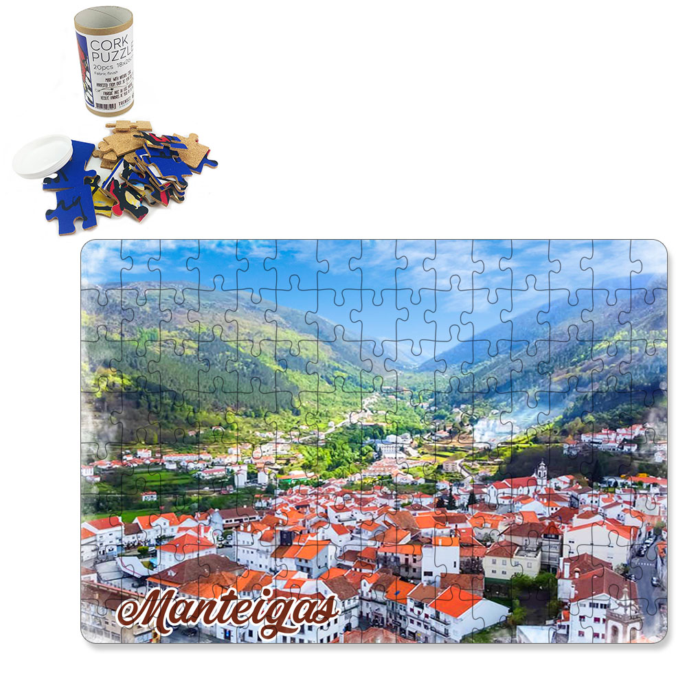 Puzzle with tube box