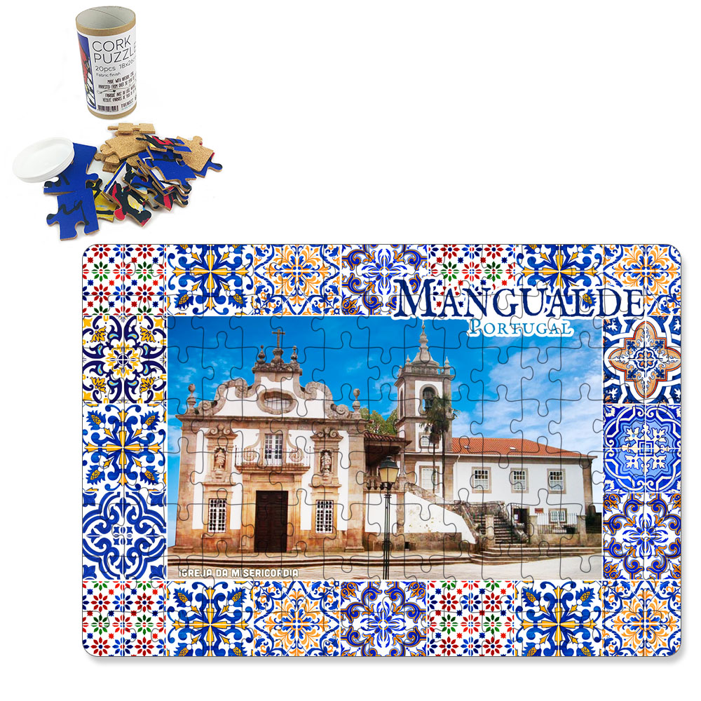 Puzzle with tube box