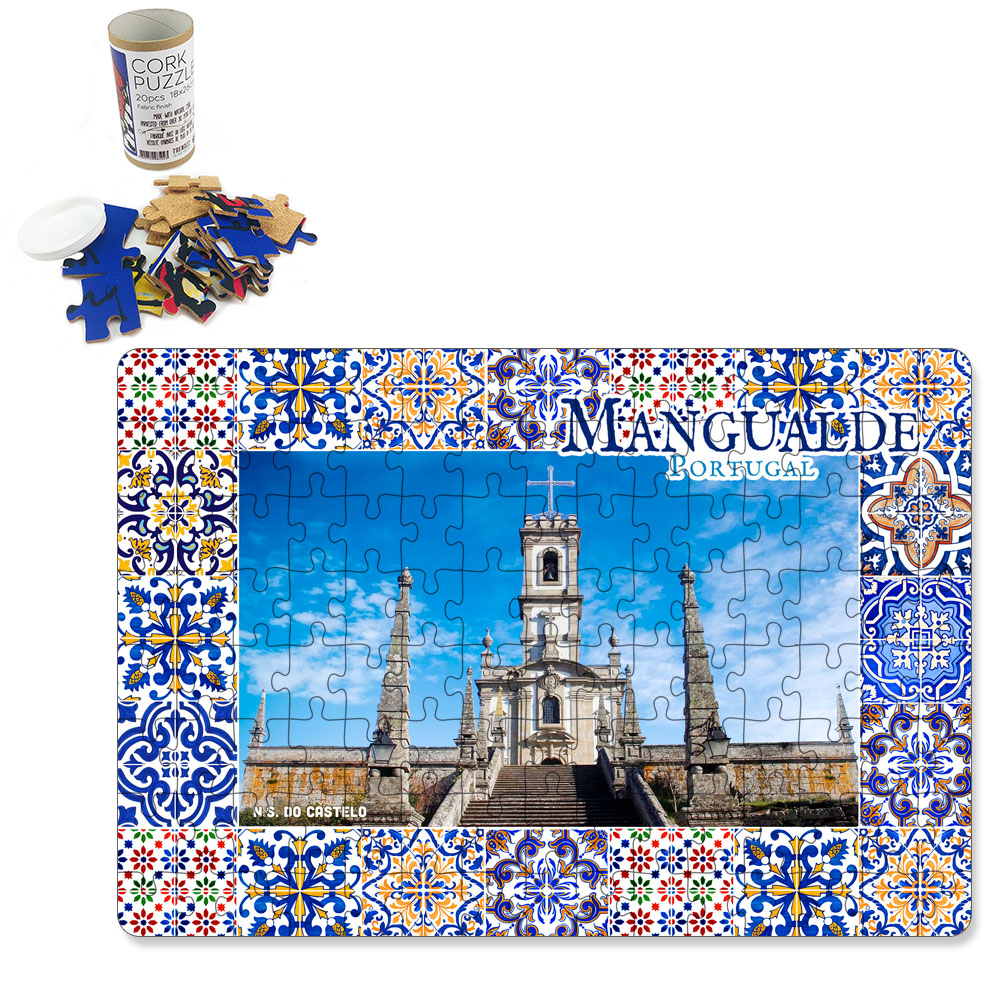 Puzzle with tube box