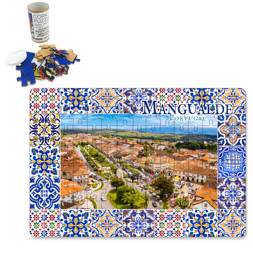 Puzzle with tube box