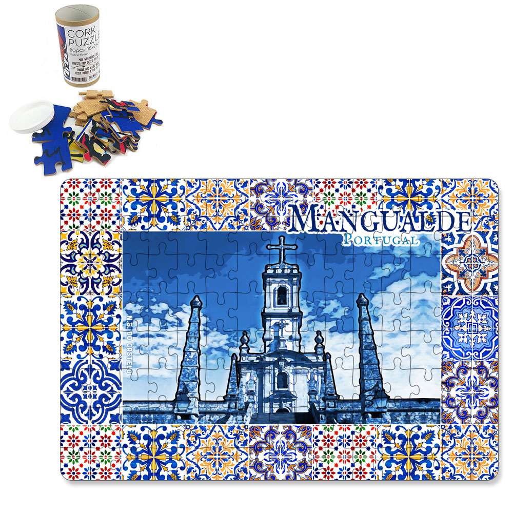 Puzzle with tube box