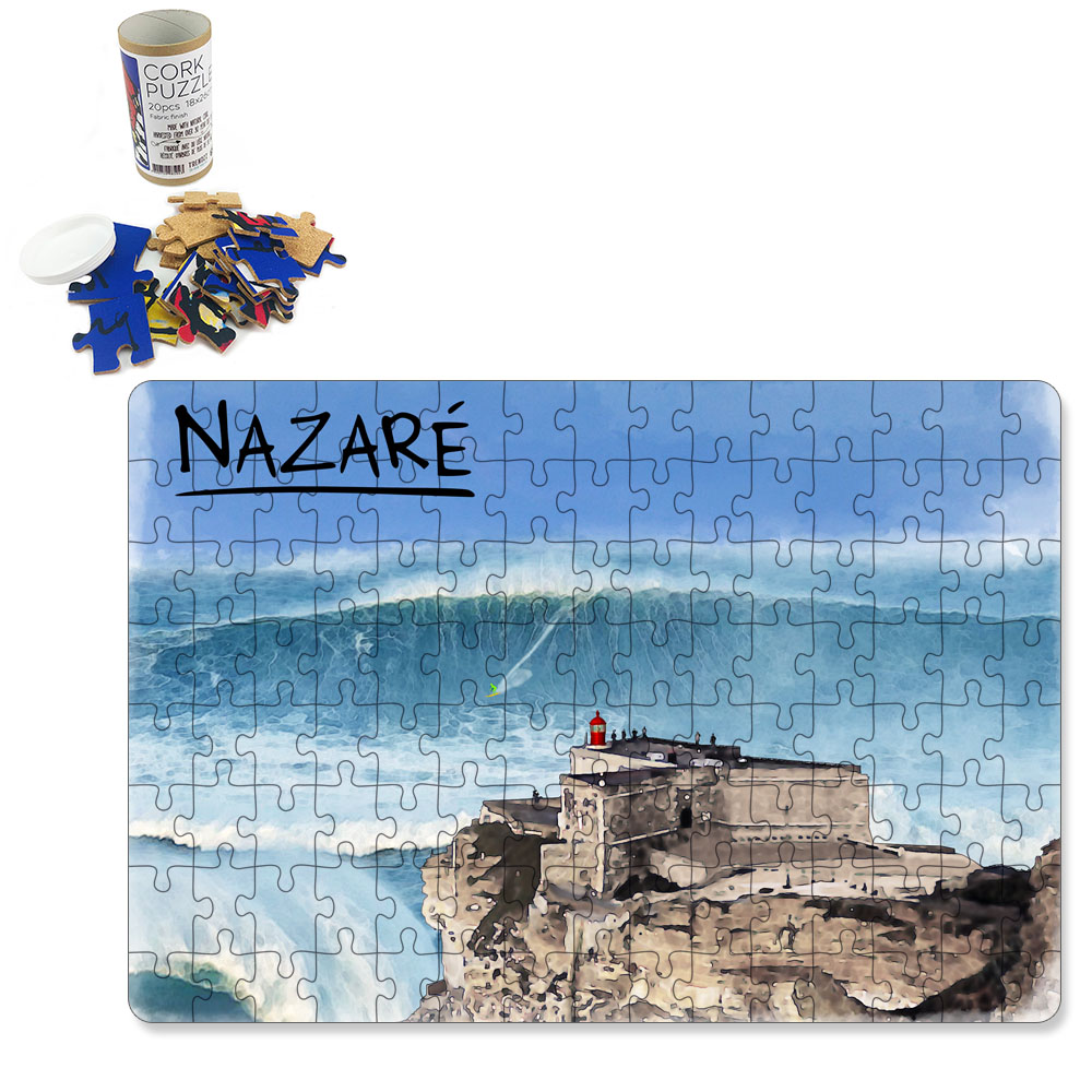 Puzzle with tube box