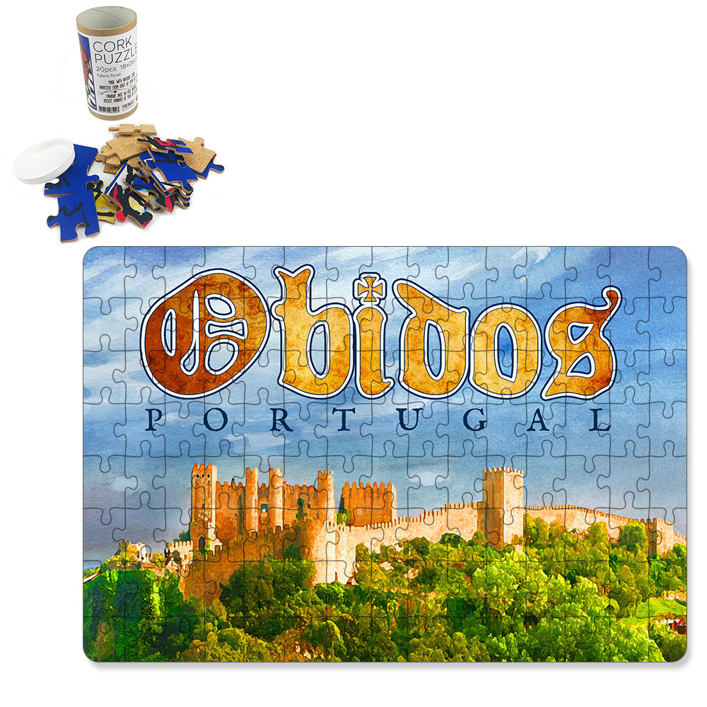 Puzzle with tube box