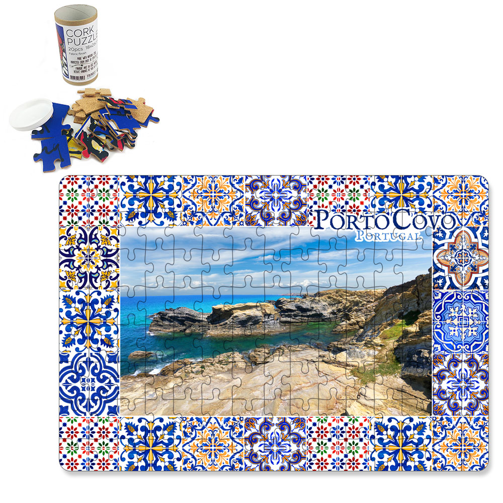 Puzzle with tube box