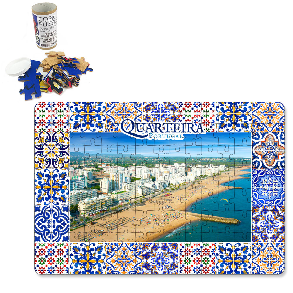 Puzzle with tube box