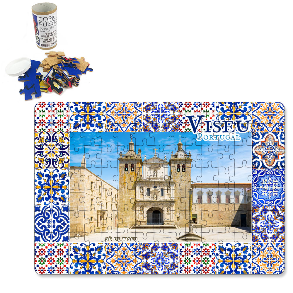 Puzzle with tube box