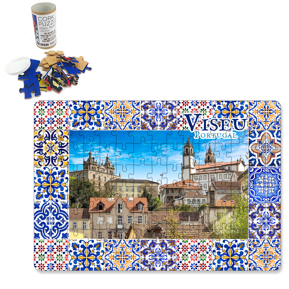 Puzzle with tube box