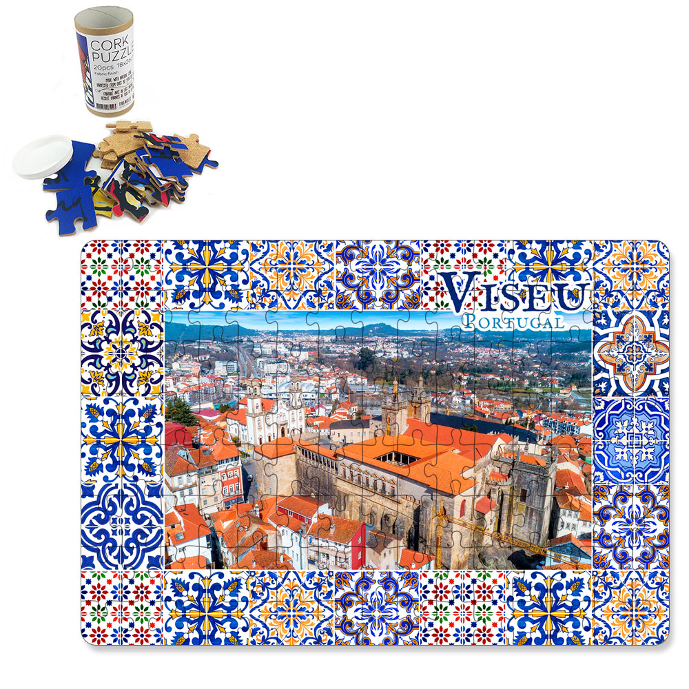 Puzzle with tube box