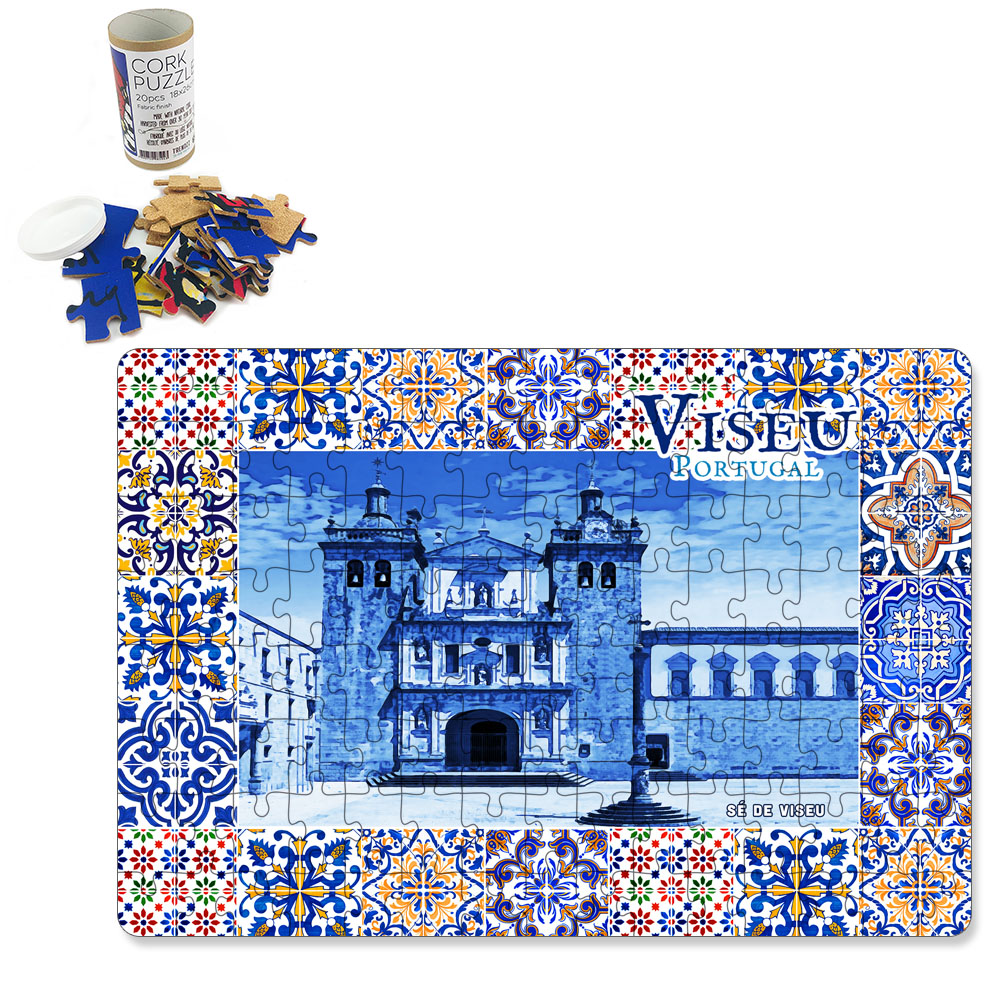 Puzzle with tube box