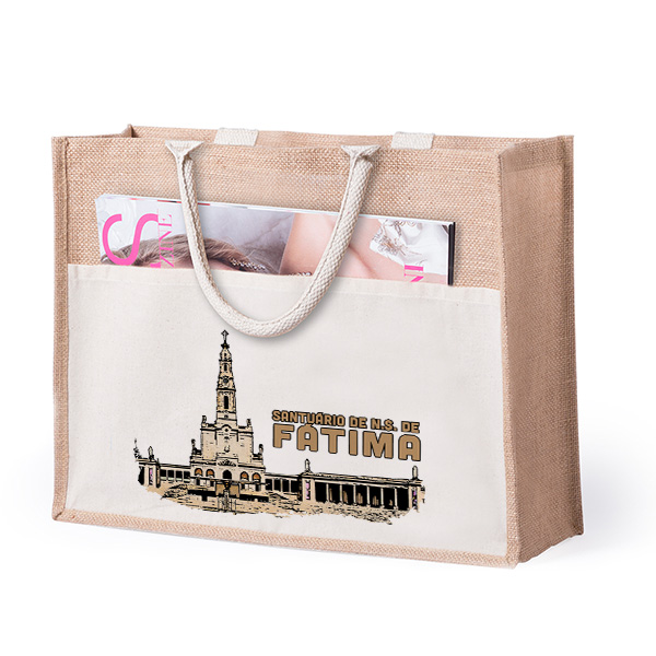 Cotton and jute bag
