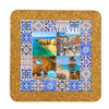 Tile square 15cm with base in cork