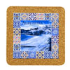 Tile square 15cm with base in cork