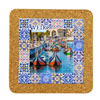 Tile square 15cm with base in cork