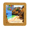 Tile square 15cm with base in cork