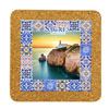 Tile square 15cm with base in cork