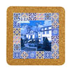Tile square 15cm with base in cork