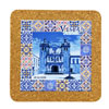 Tile square 15cm with base in cork