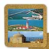 Tile 10cm in cork ba ...