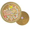 19cm cork round base