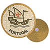 19cm cork round base